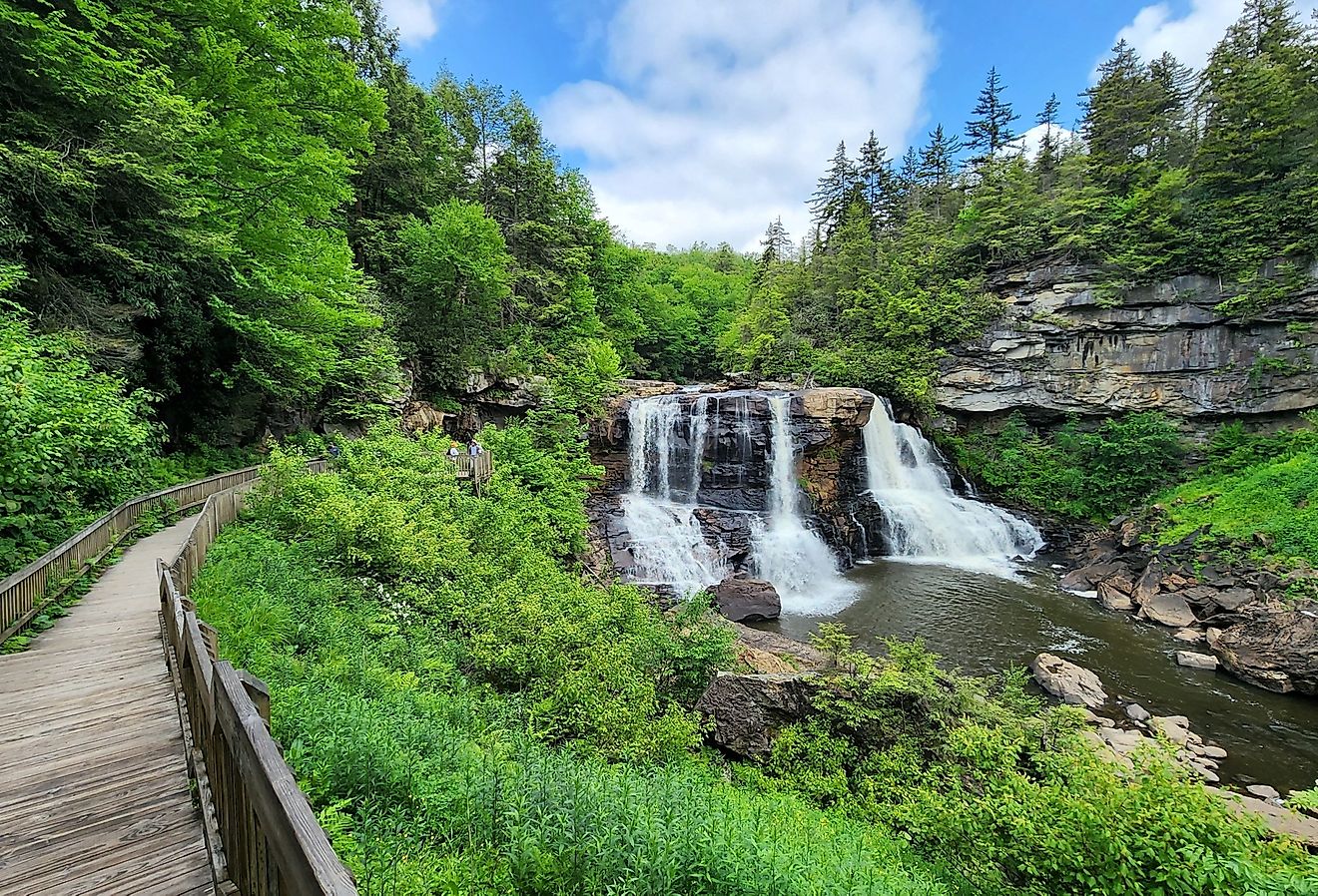 Boardwalk at Blackwater Falls State Park, Davis, West Virginia