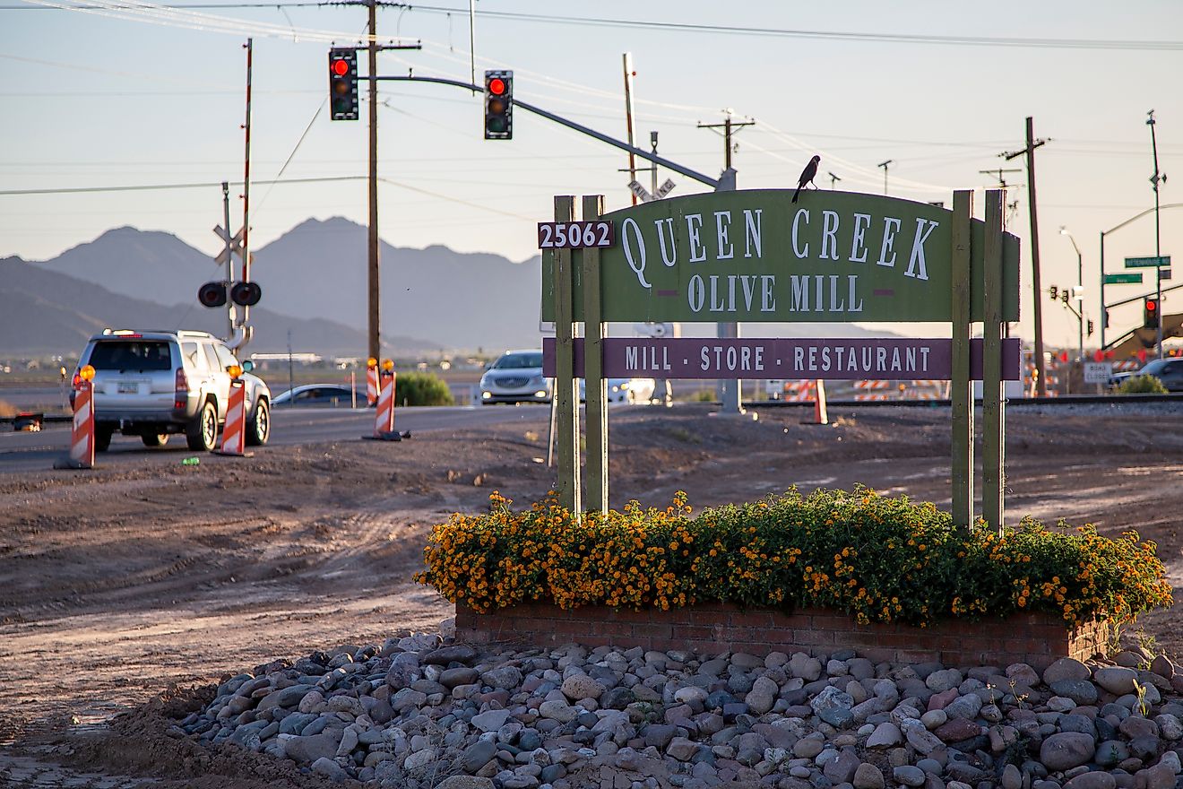 Queen Creek, Arizona. Editorial credit: John Clay / Shutterstock.com.