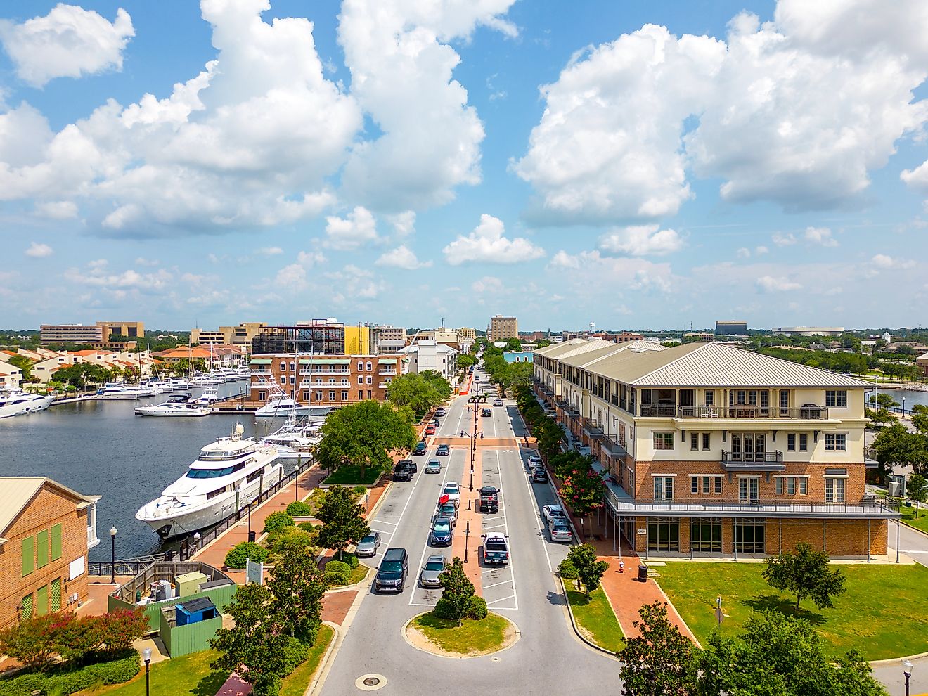 Downtown Pensacola, Florida.