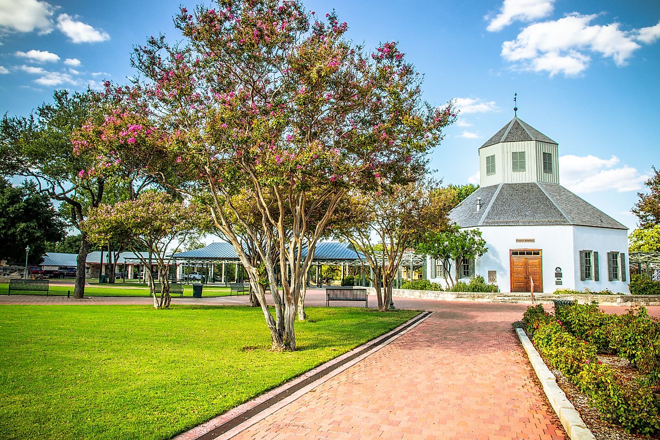 The Vereins Kirche Museum in the town of Fredericksburg, Texas. Editorial credit: ShengYing Lin / Shutterstock.com