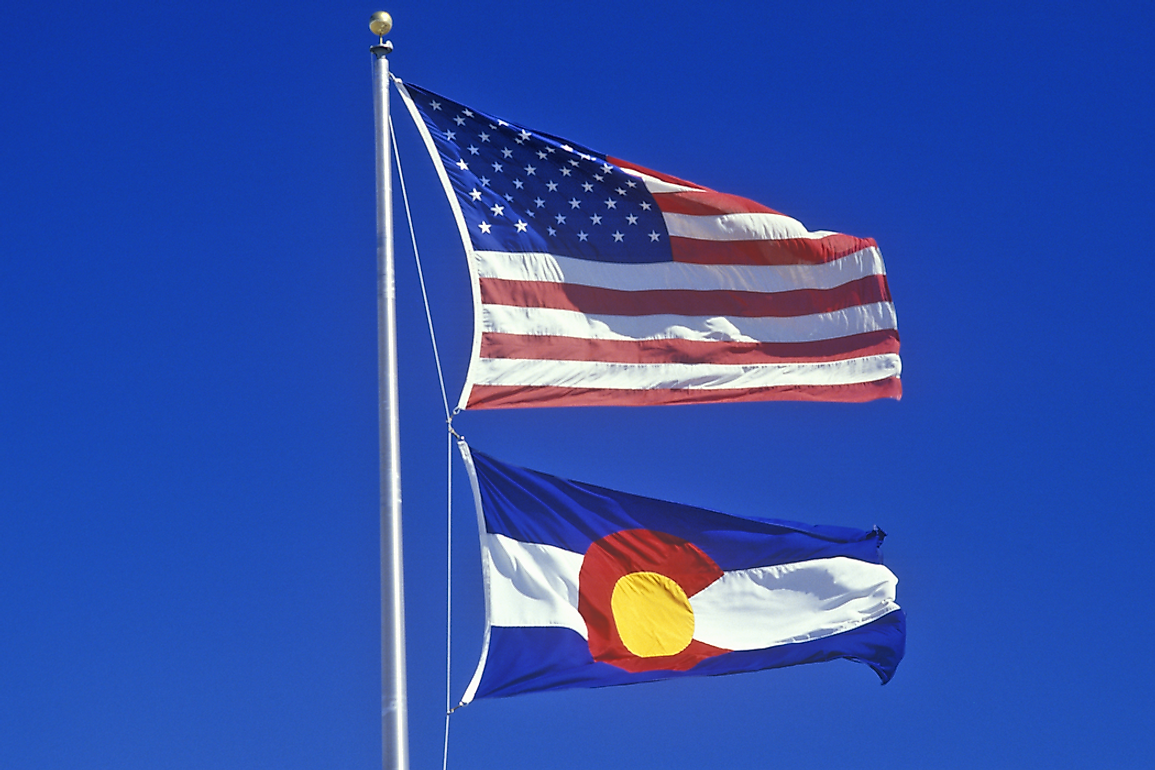 Colorado State Flag WorldAtlas