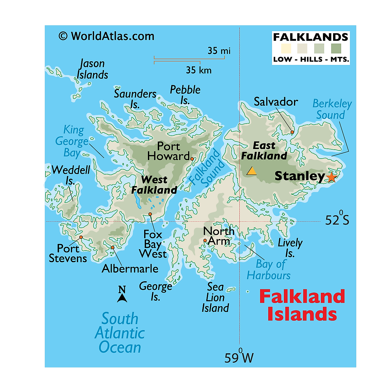 map falklands islands        <h3 class=