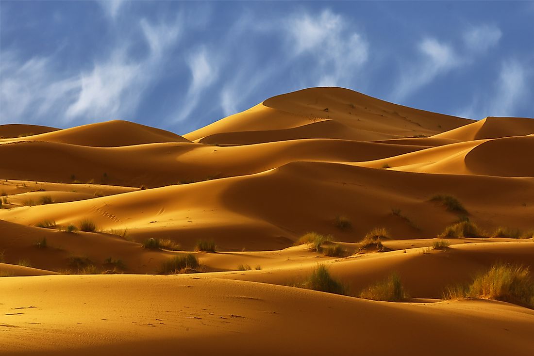 The Major Parts Of The Sahara Desert In Africa Worldatlas