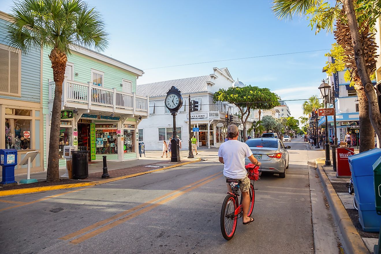 Downtown Key West, Florida. Editorial credit: EB Adventure Photography / Shutterstock.com.