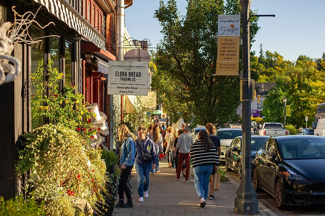 Elora, Ontario. Editorial credit: Alessandro Cancian / Shutterstock.com