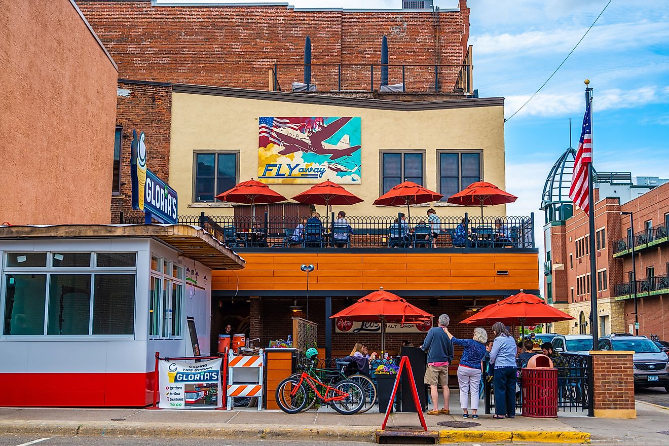 A popular restaurant at the very beautiful town of Stillwater, Minnesota. Editorial credit: Cavan-Images / Shutterstock.com.