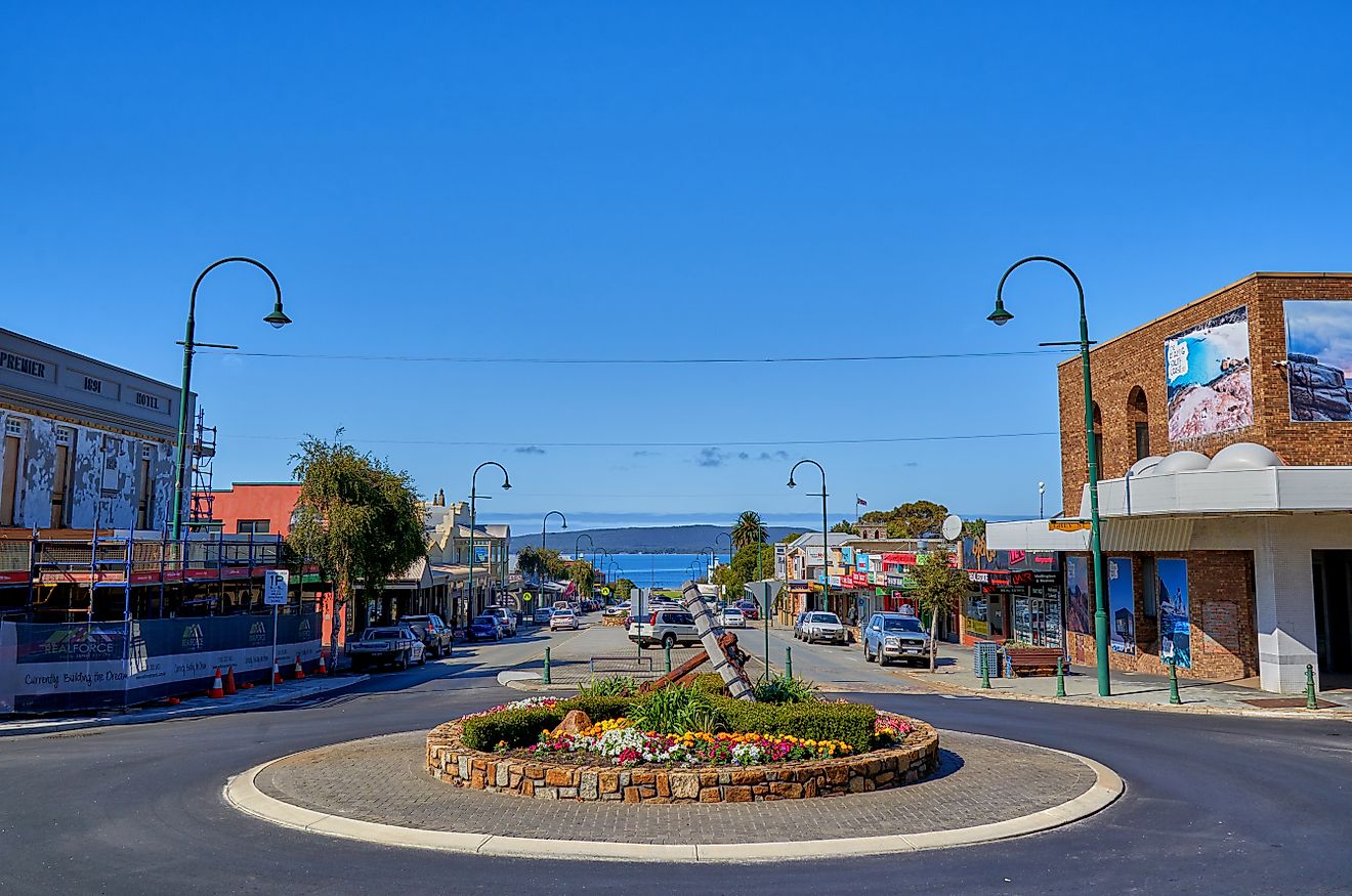 Historic center of Albany, Western Australia. Editorial credit: PhotopankPL / Shutterstock.com.