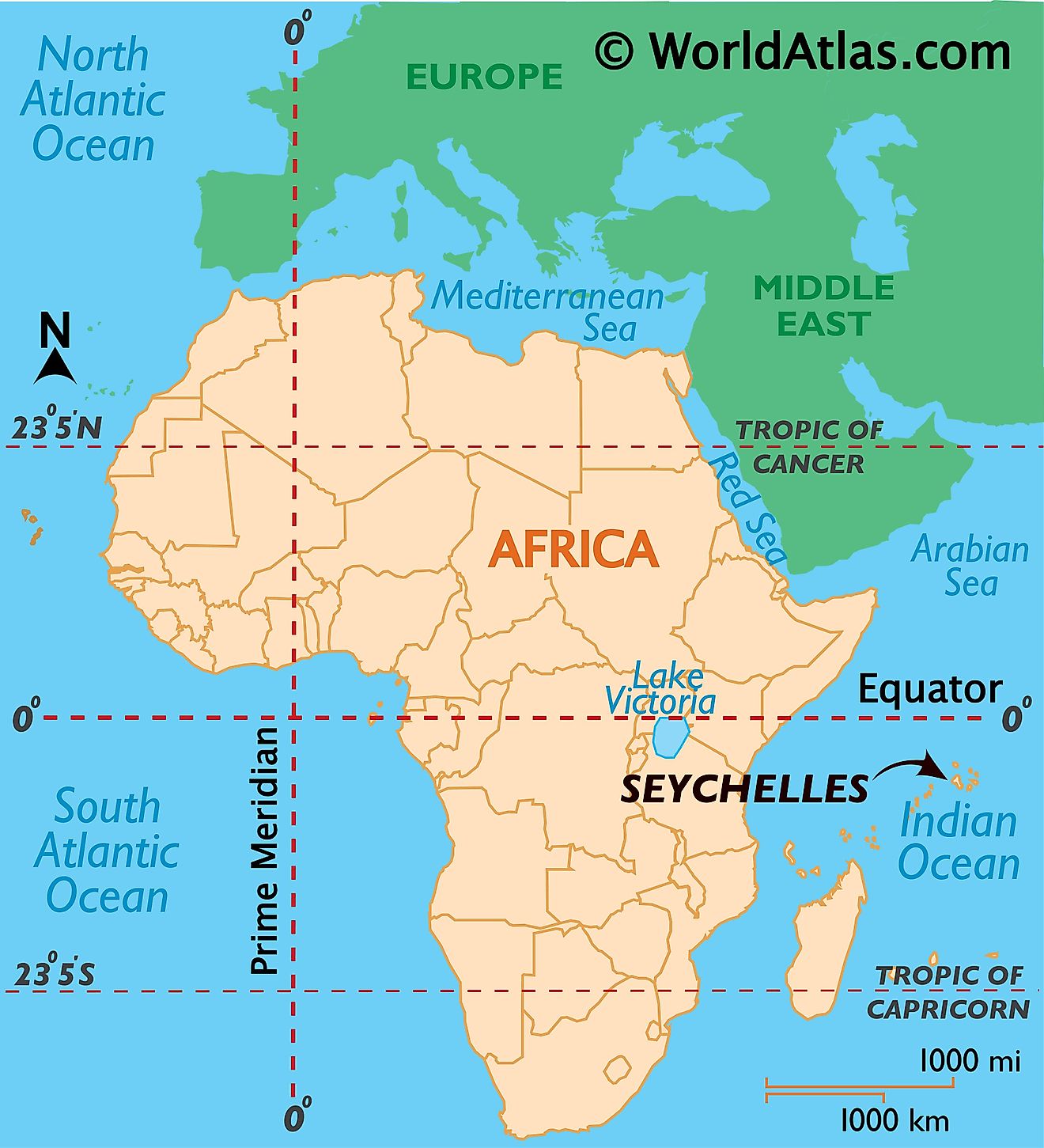 Location Of Canary Islands On World Map Seychelles Maps & Facts - World Atlas