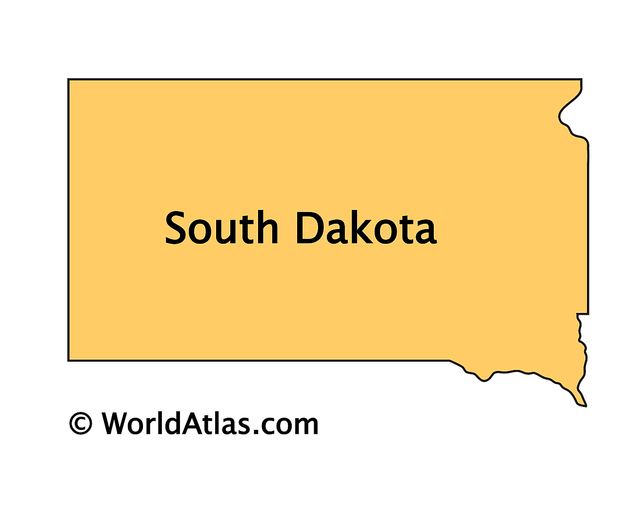 South Dakota Maps & Facts World Atlas