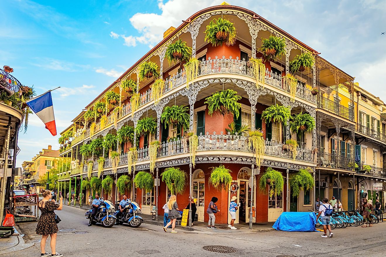 The French Quarter, New Orleans. Editorial credit: kavram / Shutterstock.com