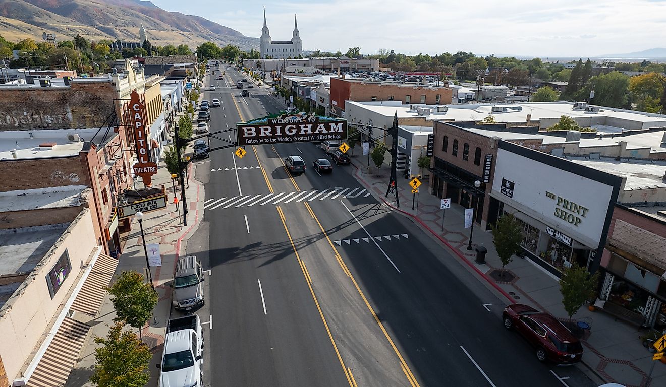 Brigham City, Utah. Editorial credit: Charles E Uibel / Shutterstock.com