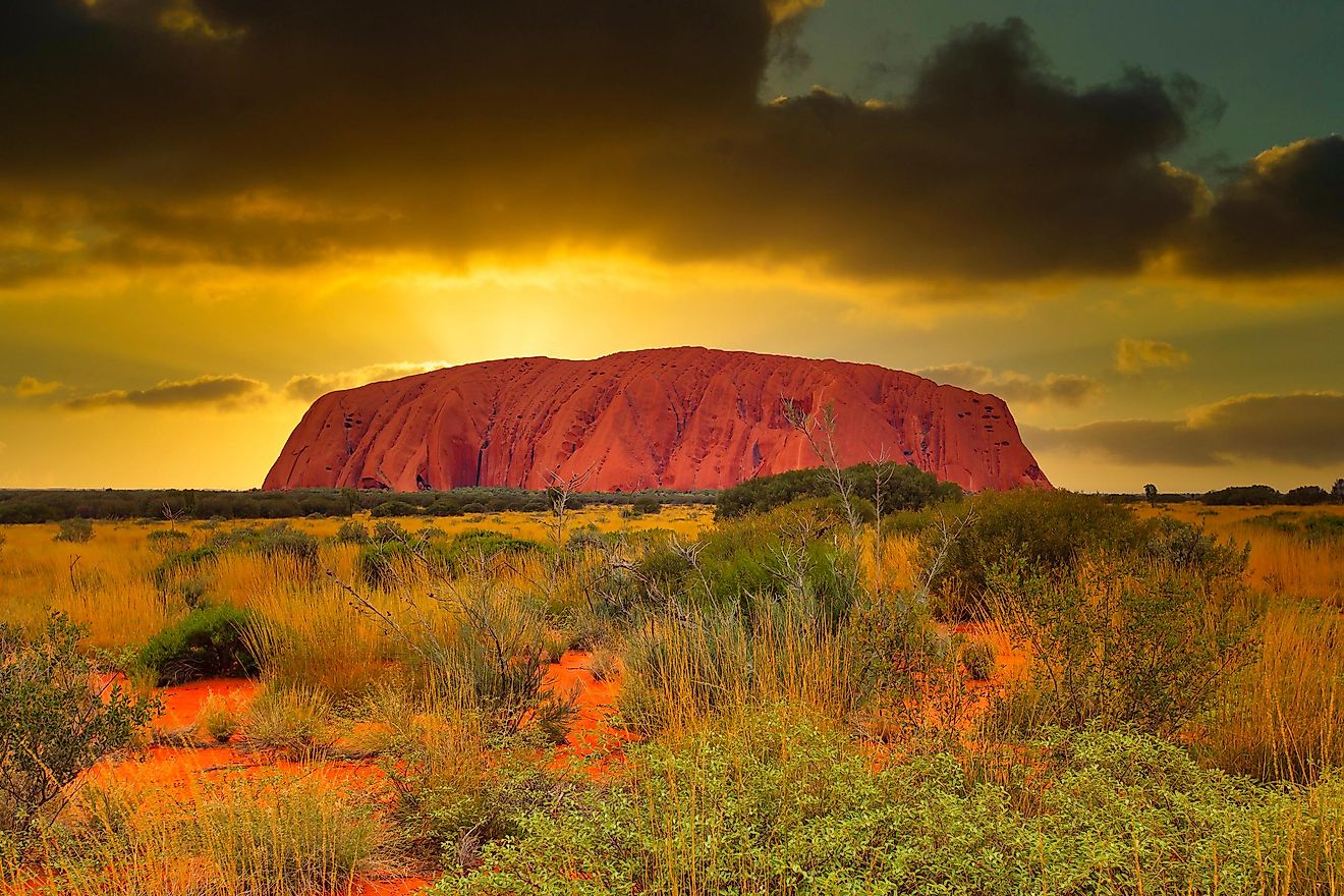 Uluru or Ayers Rock, Uluṟu-Ka​ta Tjuṯa National Park, Australia. Image credit: Shutterstock/Photodigitaal.nl