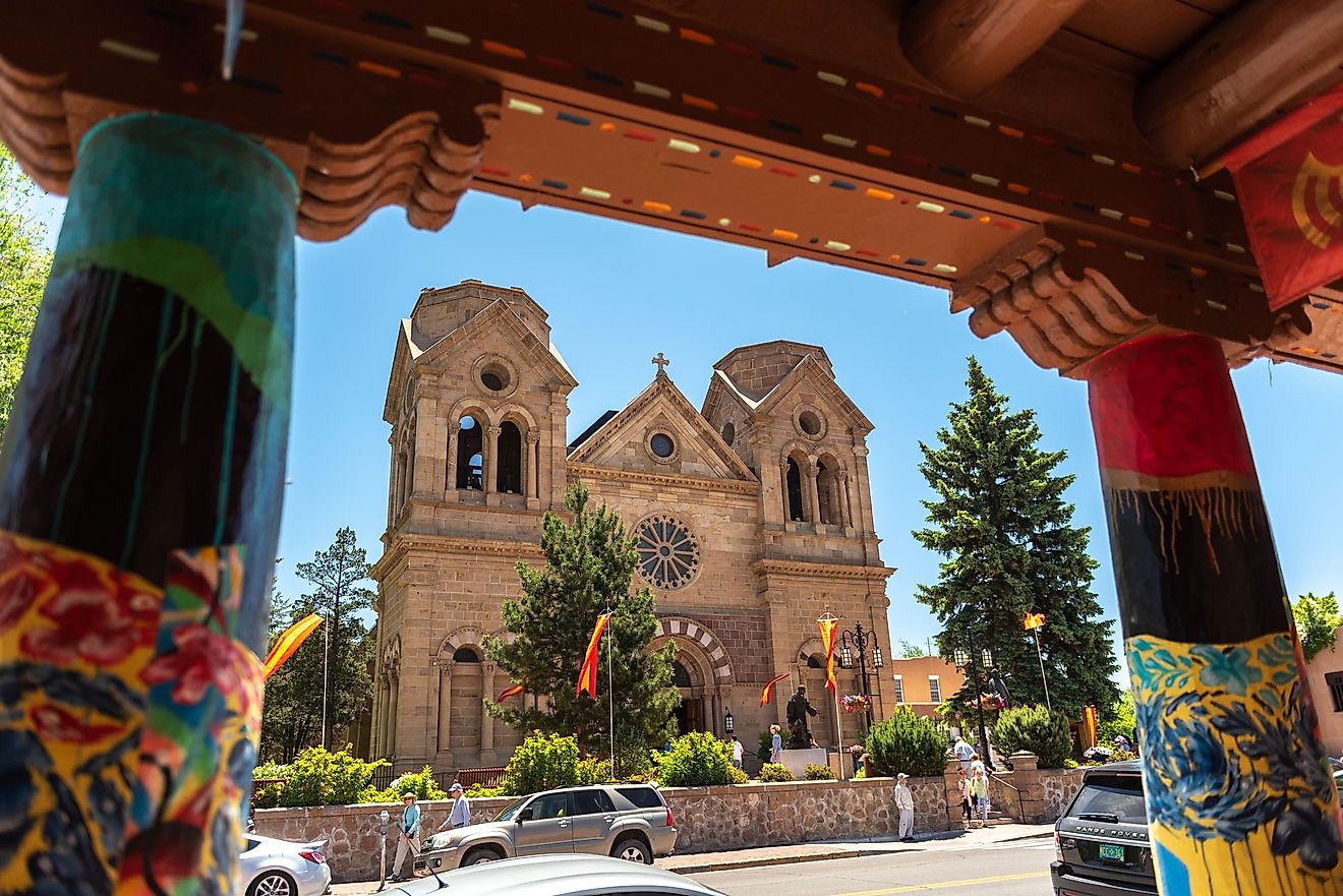 The cathedral basilica of Saint Francis Assisi in Santa Fe, New Mexico