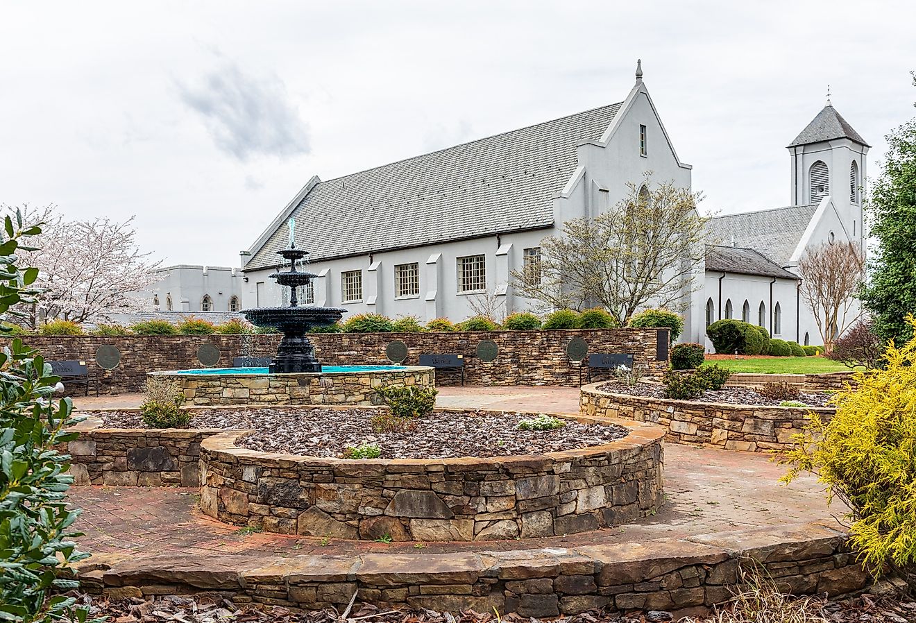 The Waldensian Presbyterian Church, Valdese, North Carolina. Image credit J. Michael Jones via Shutterstock