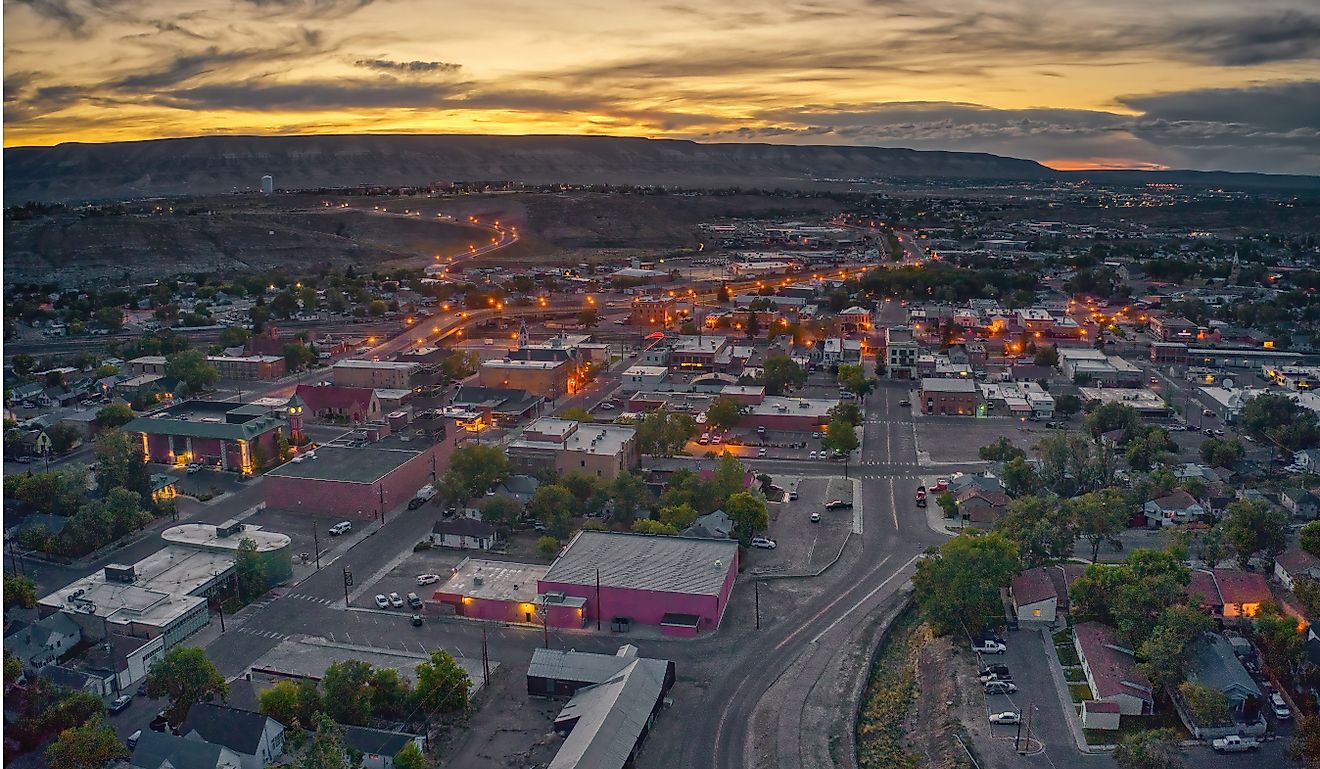 Rock Springs is the 5th Largest Town in Wyoming and a Stop on a Passenger Train Line.