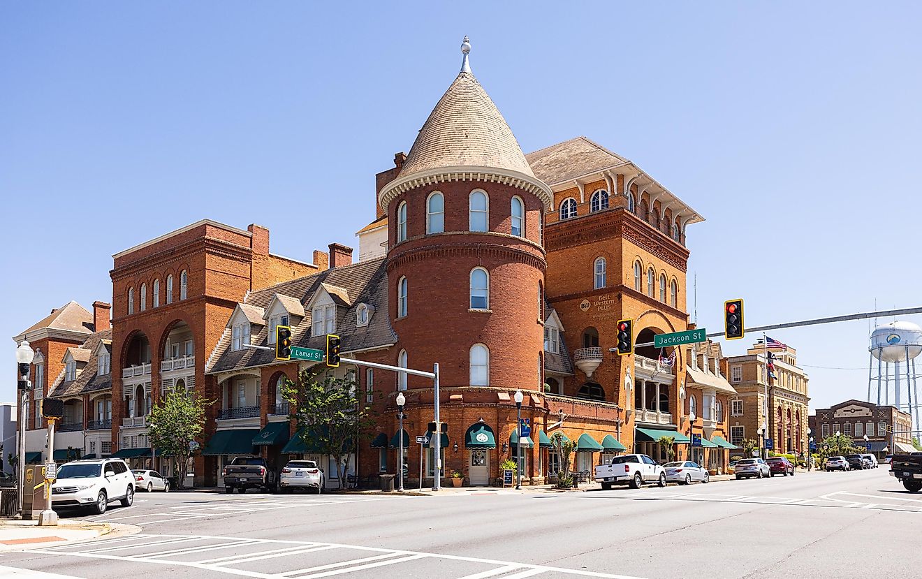 The Americus Historic District in Americus, Georgia, USA. Editorial credit: Roberto Galan / Shutterstock.com