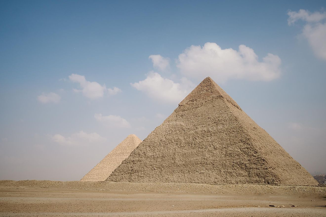 The great pyramids of Giza