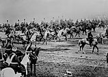 World War 1. Czar Nicolas II reviewing Russian troops. Image by Everett Collection via Shutterstock.com