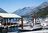 Boat landing for passenger ferry in Stehekin, Washington. Image credit Amehime via Shutterstock