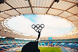 Statue of Athlete Carrying the Olympic Circles. Image by kovop via Shutterstock.jpg