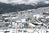 Mount Buller, Victoria - View of the village and ski resort after heavy snow fall, via annarevoltosphotography / Shutterstock.com