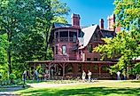 Historic Mark Twain House in Hartford, Connecticut. Image credit Dan Hanscom via Shutterstock