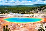 Grand Prismatic Spring, Yellowstone National Park.