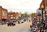 Eightey-niner day Celebrations in Guthrie,Oklahoma. Editorial credit: Andreas Stroh / Shutterstock.com.