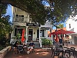 Coffee shop in downtown Beaufort, South Carolina. Image credit StacieStauffSmith Photos via Shutterstock