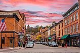 Historical Main Street in Galena, Illinois. Editorial credit: Nejdet Duzen / Shutterstock.com