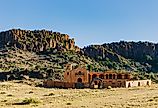 An old movie set in Alpine, Texas. Image credit RandomHartz via Shutterstock.