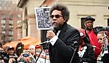 Dr. Cornel West with several hundred activists from Stop Mass Incarceration Network rallied at Union Square Park. Editorial Credit: a katz / Shutterstock.com