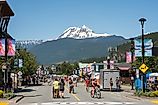 Main Street in Squamish, British Columbia. Editorial credit: David Buzzard / Shutterstock.com.