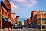 Historic Uptown District of the City of Butte, Montana.