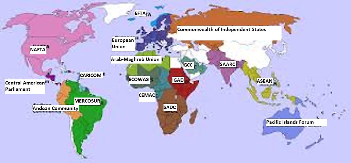 What Is A Trade Bloc, And Why Are They Formed? WorldAtlas