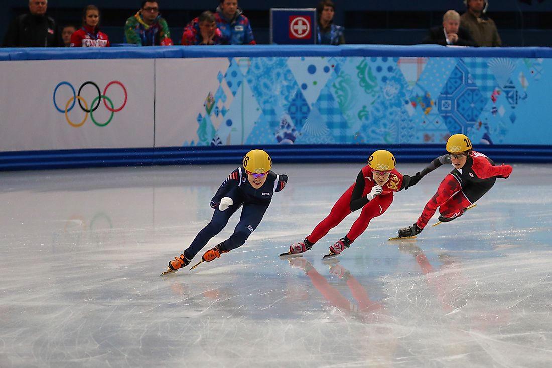 Winter Olympic Games: Speed Skating - WorldAtlas