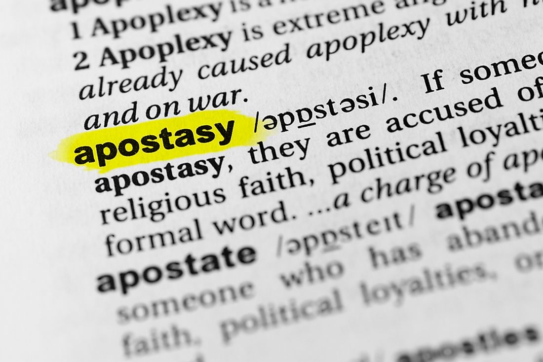 What is Apostasy? - WorldAtlas