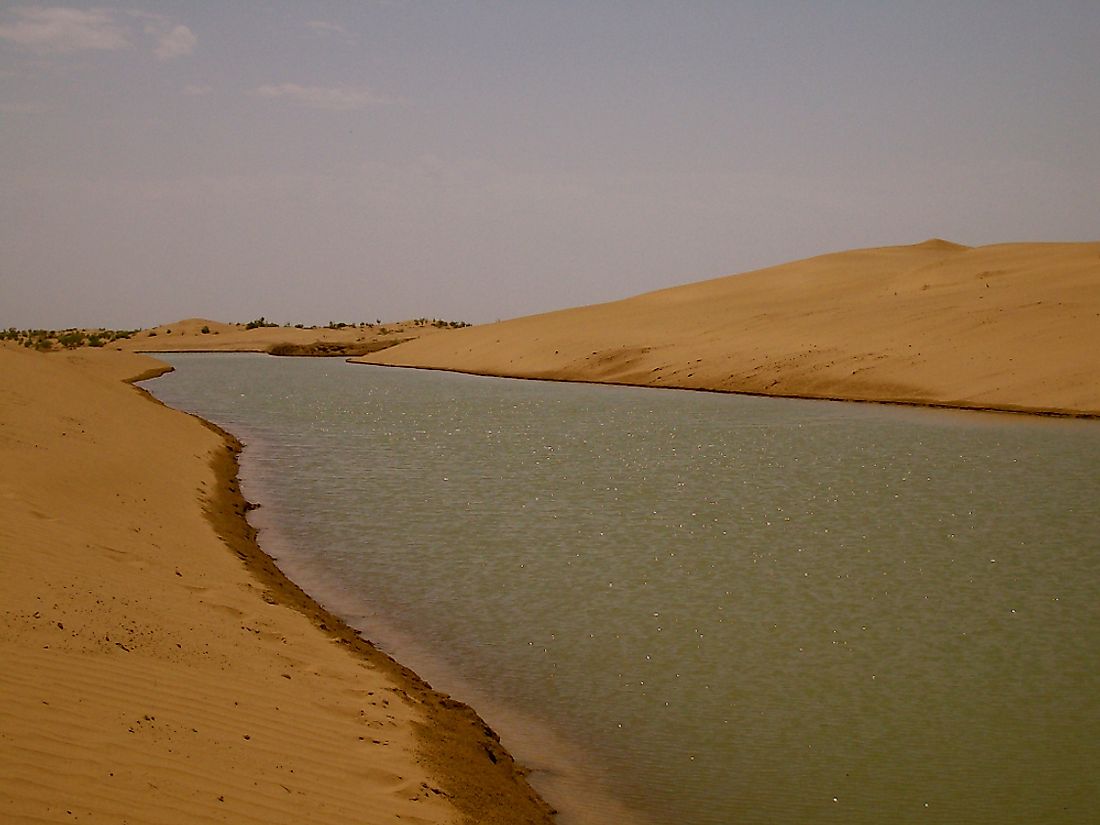 The Karakum Canal In Turkmenistan Worldatlas