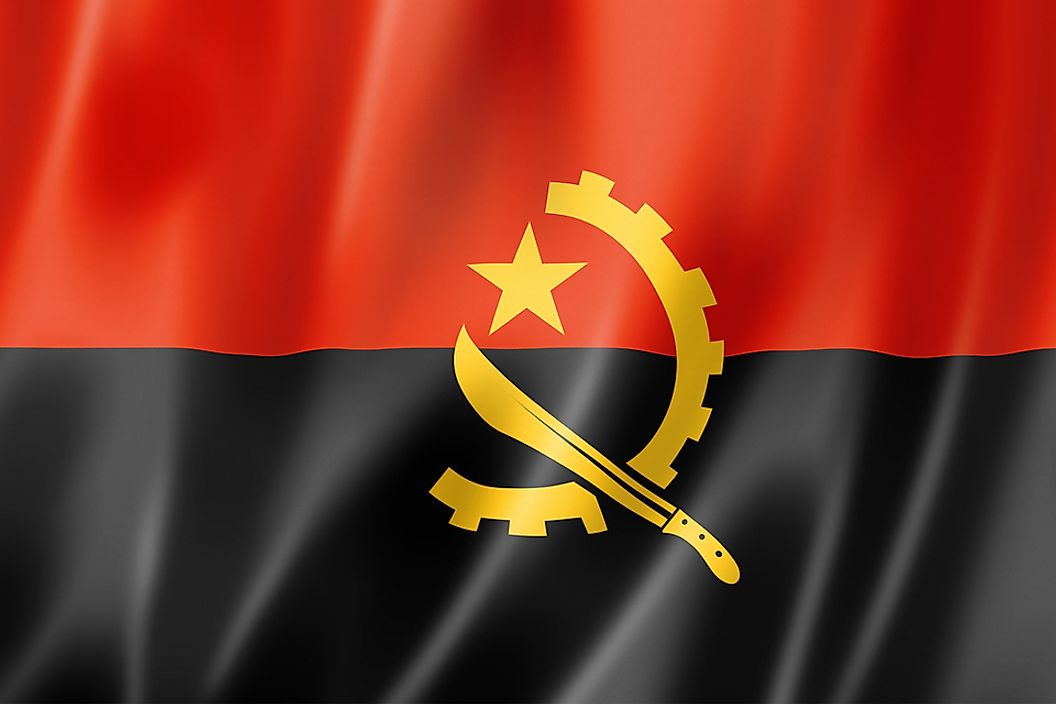 What Do The Colors And Symbols Of The Flag Of Angola Mean Worldatlas