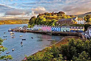 Portree before sunset, Isle of Skye, Scotland