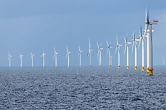 Windmills in the Kattegat Bay