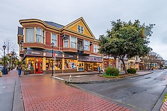 Historic downtown of Eureka, California.