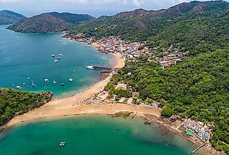 Tabogo Island, also known as the "Island of Flowers", is a volcanic island in the Gulf of Panama. Image credit Cris Young via Shutterstock. 