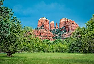 The Red Rock Mountains in Coconino National Forest, Arizona.