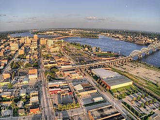 aerial view of davenport