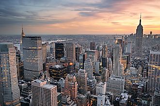 Several skyscrapers of New York City feature on the list of North America's tallest buildings.