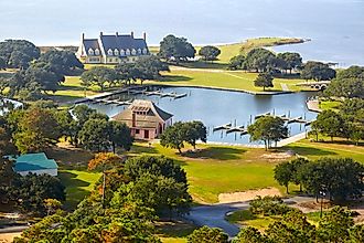 The beautiful Outer Banks town of Corolla.