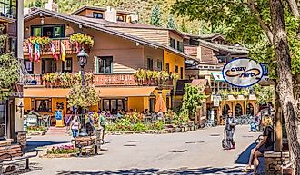 Swiss-style resort in Vail, CO. Image credit Andriy Blokhin via Shutterstock.