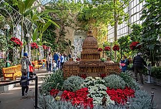 Holiday decor at the United States Botanic Garden Image credit TJ Brown via Shutterstock