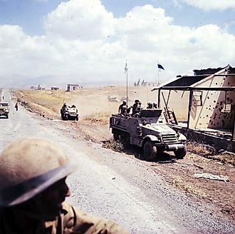 IDF in the Golan Heights during the Six Day War. Source: Wikimedia Commons/I.P.P.A.